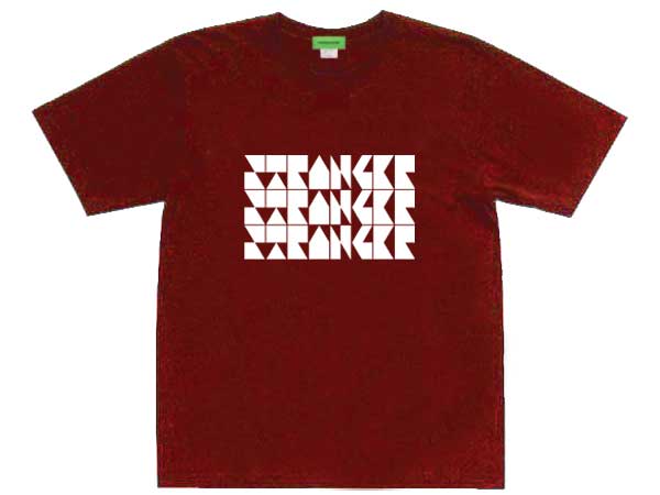 A/~ STRANGER T-shirt WINERED